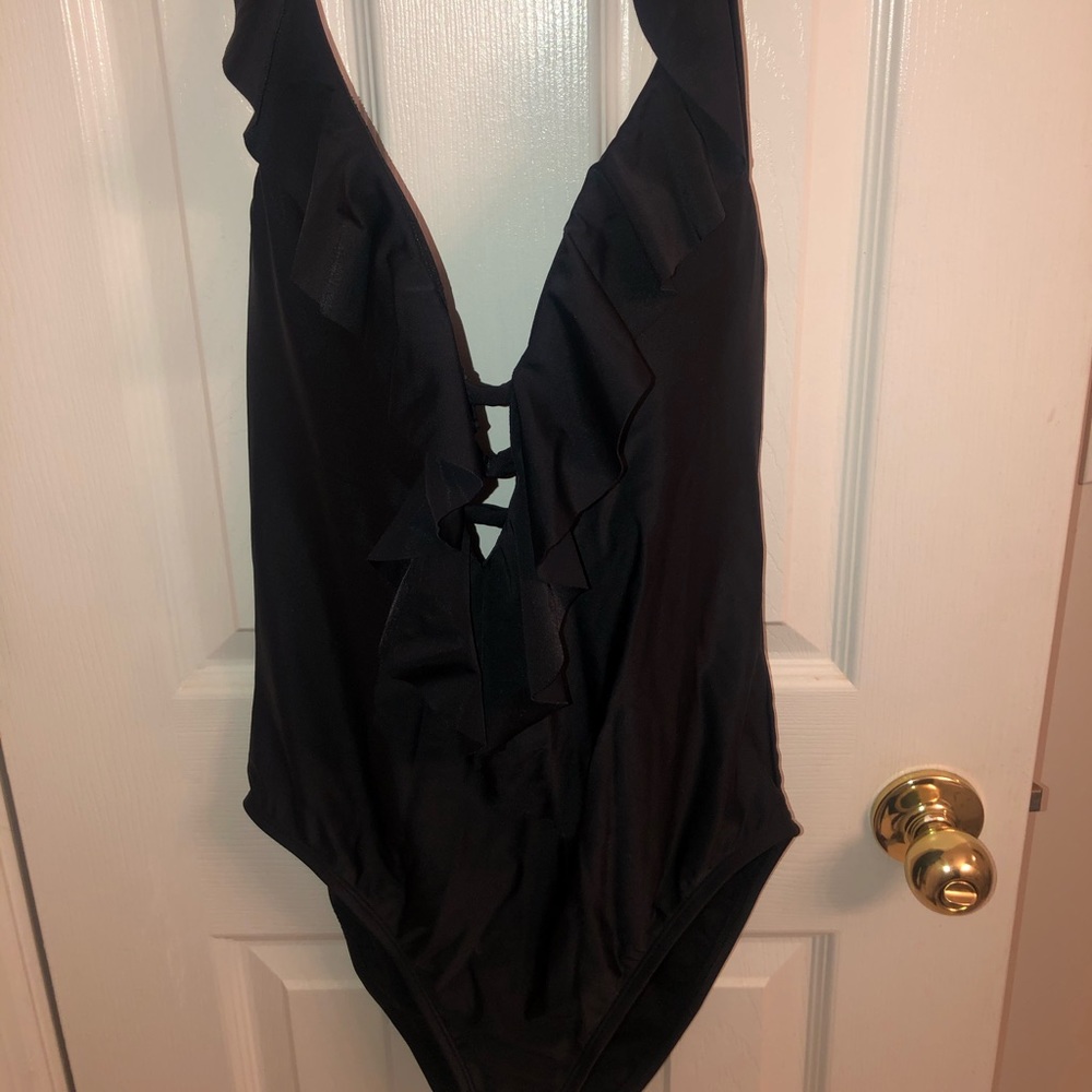 Black One Piece Swimsuit